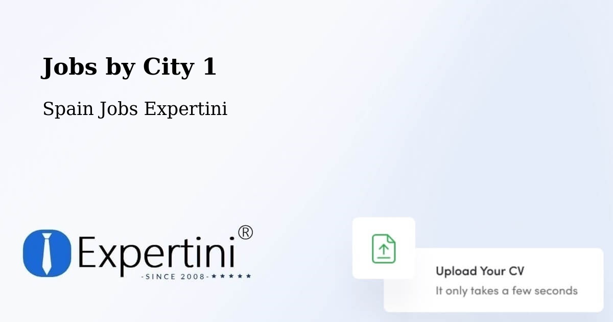City Jobs in Spain - Expertini